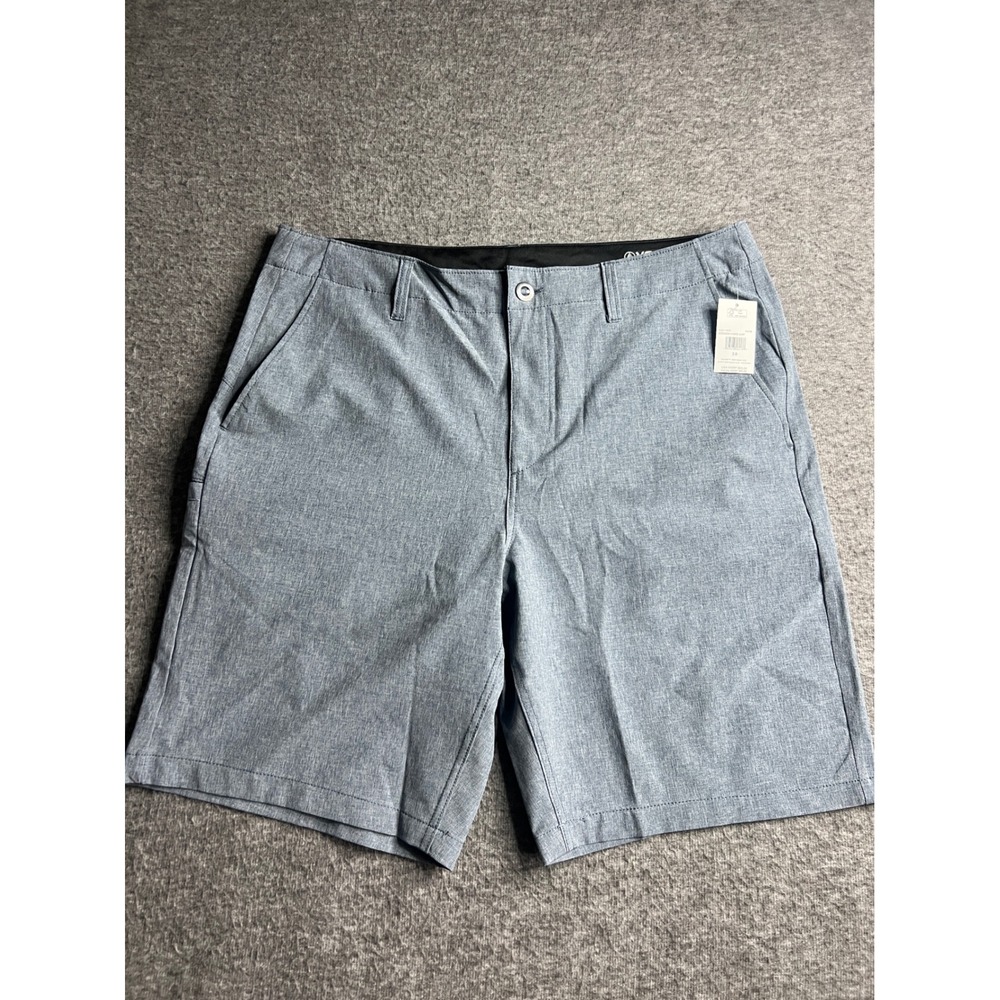 Volcom Kerosene Hybrid Shorts Mens 38 Blue Surf & Turf 4-Way Stretch - Picture 1 of 16